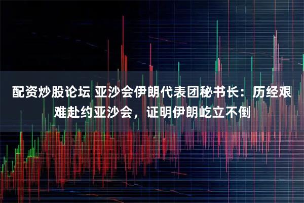 配资炒股论坛 亚沙会伊朗代表团秘书长：历经艰难赴约亚沙会，证明伊朗屹立不倒
